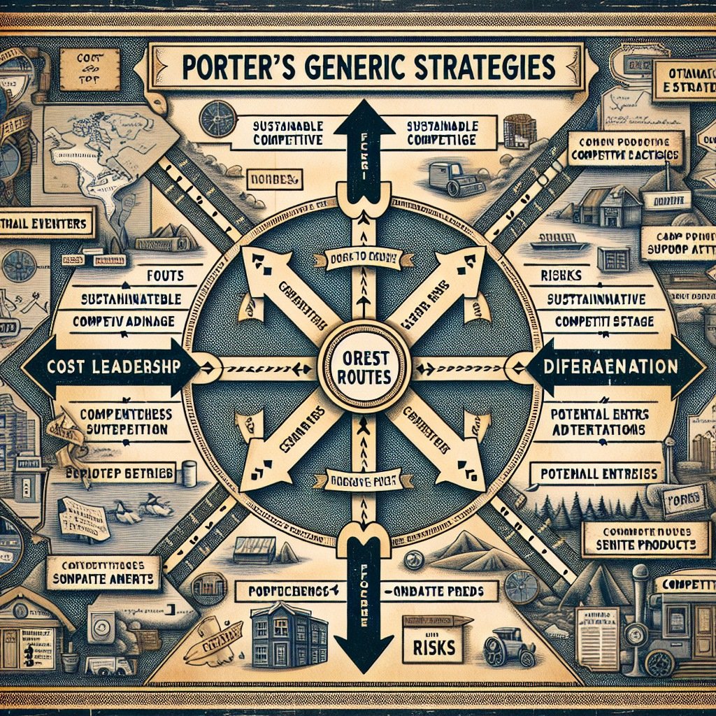 استراتژی‌های ژنریک پورتر؛ انتخاب مسیر برای دستیابی به مزیت رقابتی پایدار